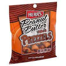 HERR'S PEANUT BUTTER FILLED PRETZELS 4oz