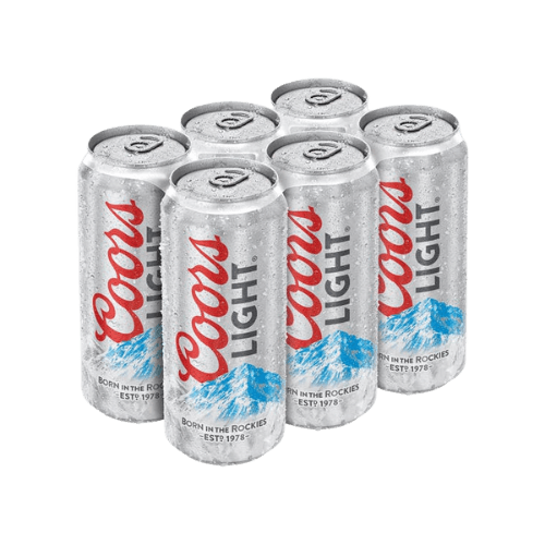 COORS LIGHT 16 FL.OZ 6 C