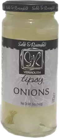 TIPSY VERMOUTH ONIONS 50Z